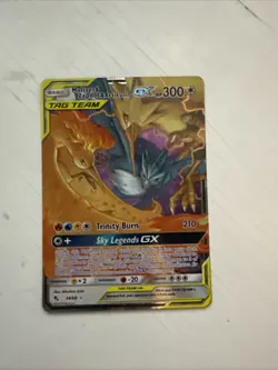 Moltres & Zapdos & Articuno GX 44/68 Tag Team - Pokemon TCG Hidden Fates - NM+/M - Image 1