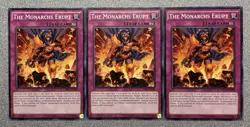 The Monarchs Erupt SR01-EN038 (x3) Emperor of Darkness 1st Edition LP - Image 1