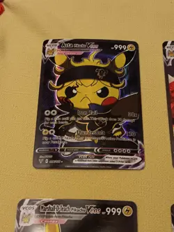 6 Pikachu Pokemon Card Holo GX VSTAR VMAX GX EX Cosplay Art - Image 2