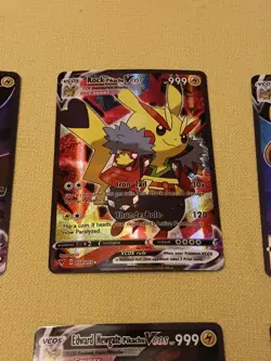 6 Pikachu Pokemon Card Holo GX VSTAR VMAX GX EX Cosplay Art - Image 3