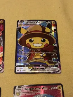 6 Pikachu Pokemon Card Holo GX VSTAR VMAX GX EX Cosplay Art - Image 4
