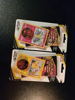 Sealed TEAM UP Blister Packs (Pikachu SM162 + Mimikyu SM163) Pokemon Cards 2019 - Image 1