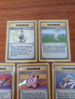 pokemon base set Rare Trainer Card Bundle Vintage 90s Vgc - Image 2