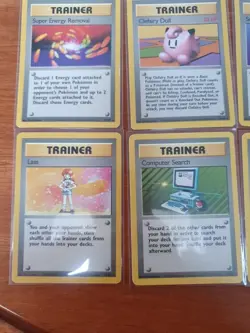 pokemon base set Rare Trainer Card Bundle Vintage 90s Vgc - Image 4