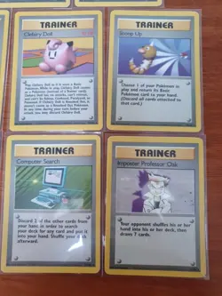 pokemon base set Rare Trainer Card Bundle Vintage 90s Vgc - Image 5
