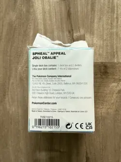 Pokemon Company Trading Card Game TCG Spheal Appeal Deck Box Nintendo - Image 2