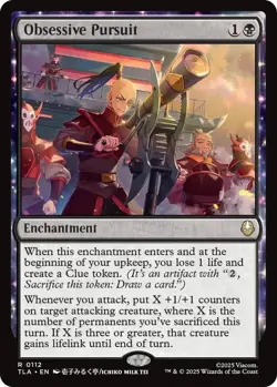Obsessive Pursuit NM Avatar: The Last Airbender MTG Magic the Gathering Eng Card - Image 1
