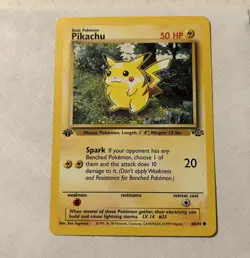 Pokemon Card - Pikachu Jungle 1st Edition 60/64 Common - Image 1