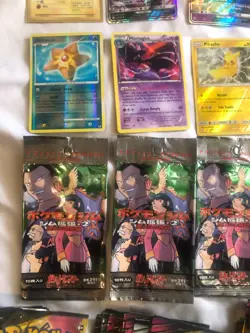 BIG DEAL POKEMON CARD LOT EMPTY VINTAGE AND TEAM UP BOOSTER PACKS AND MORE - Image 4