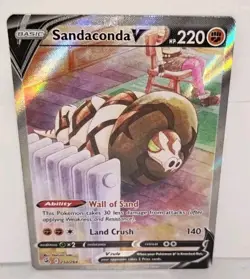 Sandaconda V (Alternate Art) 252/264 - Pokemon Card Fusion Strike - Near Mint - Image 1