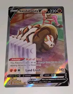 Sandaconda V (Alternate Art) 252/264 - Pokemon Card Fusion Strike - Near Mint - Image 3