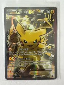Pikachu EX Full Art Holo Promo Card XY124 - Image 1