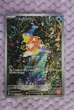 Pokemon TCG Magikarp Scarlet & Violet Paldea Evolved Holo Card 203/193 Mint - Image 1