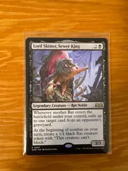 Lord Skitter, Sewer King - Wilds of Eldraine WOE - MTG - Image 1