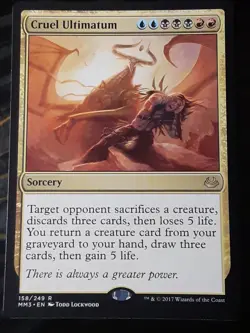Cruel Ultimatum x1 , Modern Masters 2017 , NM , MTG , FREE SHIPPING - Image 1