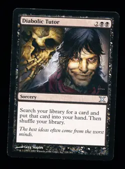 * * 1x Diabolic Tutor x1 * * 10th Edition MTG Close to NM Near Mint - Image 1