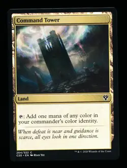 * * 1x Command Tower x1 * * Commander 2020 MTG Unplayed NM/M Near Mint Mint - Image 1