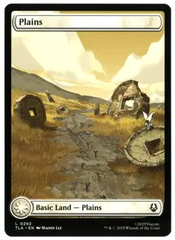 Plains Full Art 0292 NM Avatar: The Last Airbender MTG Magic Gathering Land Eng - Image 1