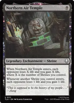 Northern Air Temple NM Avatar: The Last Airbender MTG Magic Gathering Black Eng - Image 1