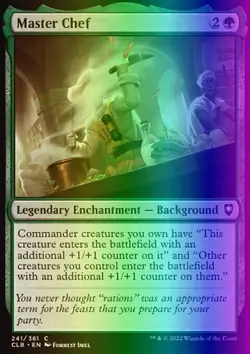 MTG Master Chef (241/1080) Commander Legends Battle for Baldur's Gate LP FOIL - Image 1