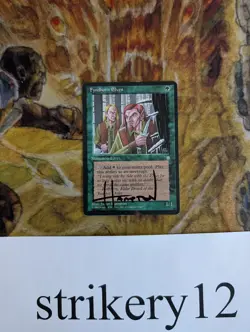 Fyndhorn Elves - Ice Age - Signed by Justin Hampton - MTG - Image 1