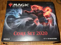 2020 MTG MAGIC THE GATHERING CORE SET 2020 FAT PACK BUNDLE BOX 10 BOOSTER PACKS 630509774517 - Image 1