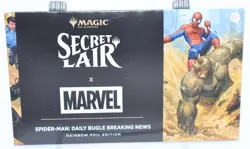 Secret Lair MTG Spider-Man: Daily Bugle Breaking News Rainbow Foil Edition - Image 1