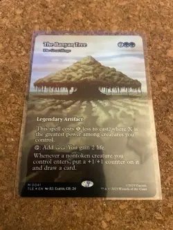 The Banyan Tree - The Great Henge Borderless Foil TLE MTG - Image 1