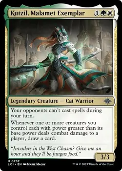 KUTZIL, MALAMET EXEMPLAR mtg NM-M Lost Caverns of Ixalan 1 Unc - Image 1