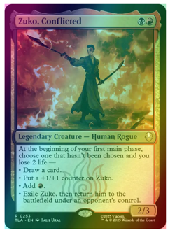 Zuko, Conflicted - Foil Avatar MTG - Image 1