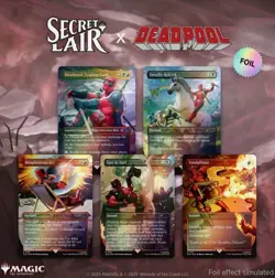 Magic The Gathering x Marvel Secret Lair - Deadpool Rainbow Foil MTG New Sealed - Image 3