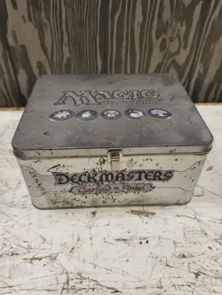 Deckmasters Garfield vs. Finkel Metal Case EMPTY TIN ONLY MTG Magic Gathering - Image 1