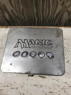 Deckmasters Garfield vs. Finkel Metal Case EMPTY TIN ONLY MTG Magic Gathering - Image 2