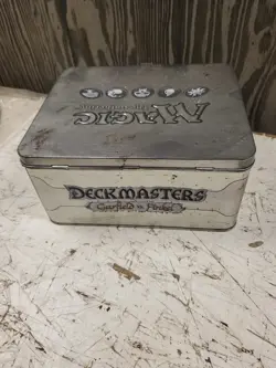 Deckmasters Garfield vs. Finkel Metal Case EMPTY TIN ONLY MTG Magic Gathering - Image 5