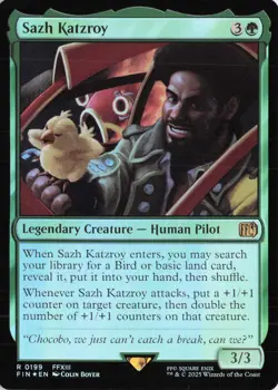 Sazh Katzroy, #199, FIN, Foil - Image 1