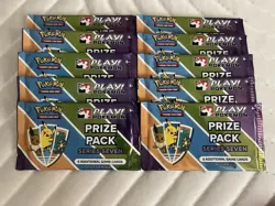 Play! Pokemon Prize Pack Series 7 Booster Packs New Sealed Lot of 10 - Image 1