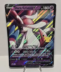 Dark Sylveon V SWSH134 Celebrations Ultra Rare Jumbo Promo Pokemon TCG NM/M - Image 1