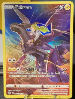 Zekrom TG05/TG30 Pokemon TCG Swsh09: Brilliant Stars Trainer Gallery Holo - Image 4