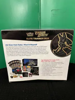 Pokemon TCG: Sword & Shield Crown Zenith Elite Trainer Box ETB - Sealed - New - Image 2