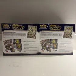 Pokemon TCG Surging Sparks Pokemon Center Elite Trainer Box ETB New/Sealed x 2 - Image 2