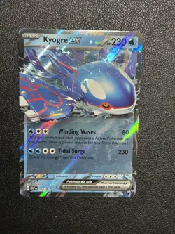 Kyogre ex Pokemon Scarlet & Violet SVP 178 Holo Black Star Promo NM - Image 1
