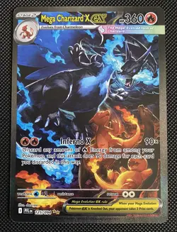 Mega Charizard X EX SIR 125/094 (English) Phantasmal Flames Pokemon TCG NM - Image 1