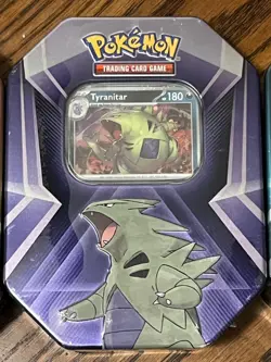Pokemon TCG Slaking,Tyranitar & Darkrai - Lot Of 3 New Sealed Collectors Tins - Image 2