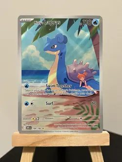 Misty's Lapras Destined Rivals 194/182 Illustration Rare Pokemon TCG - Image 1