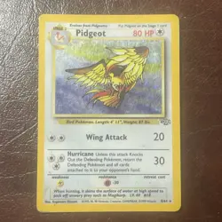 Pidgeot 8/64 Holo Rare Pokemon TCG 1999 Jungle - Image 1