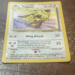 Pidgeot 8/64 Holo Rare Pokemon TCG 1999 Jungle - Image 2