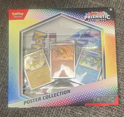 Pokemon TCG Prismatic Evolutions Poster Collection - Sealed 3 Booster Packs - Image 1