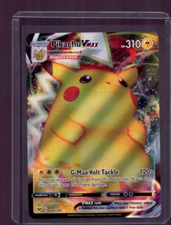 2020 Pokemon Pikachu VMAX Sword & Shield Vivid Voltage Ultra Rare #044 - Image 1