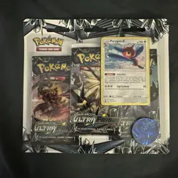 Pokemon Sun & Moon Ultra Prism Porygon-Z 3-Pack Blister Factory Sealed MINT - Image 1