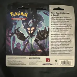 Pokemon Sun & Moon Ultra Prism Porygon-Z 3-Pack Blister Factory Sealed MINT - Image 2